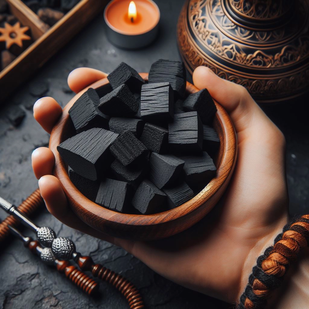زغال سرخ آبی